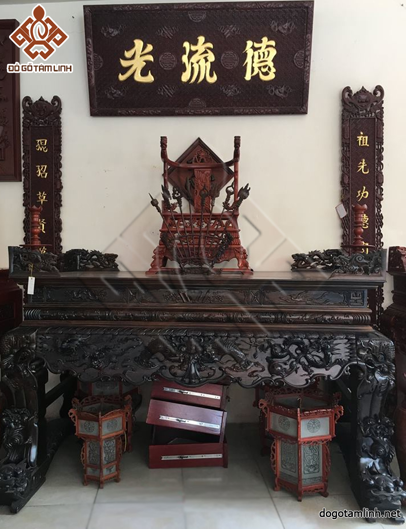 Bàn thờ Tam Đục Lưu Quang cao cấp