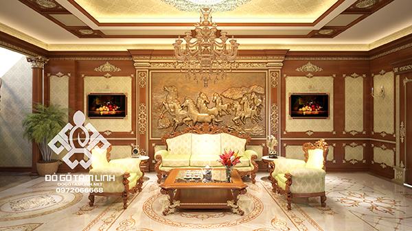 Thiết kế nội thất tân cổ điển tại Bắc Ninh