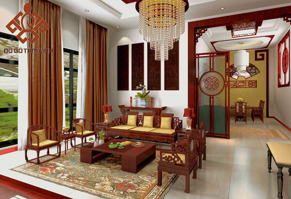 Chiếc bàn thấp phù hợp với không gian nội thất Á Đông